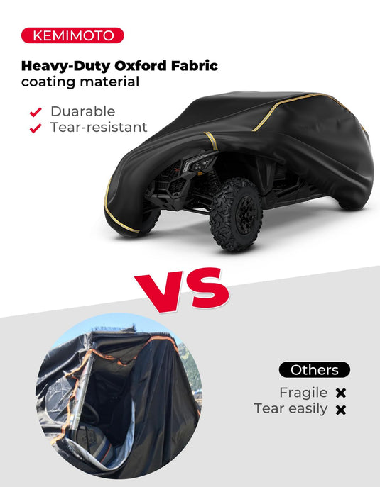 UTV 4-Seater Cover For Can Am Maverick X3 Max/ RZR/ General
