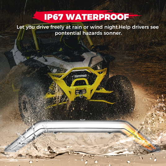 Turn Signal Light, LED Fang Light for Polaris RZR PRO XP/ 4 PRO R Turbo
