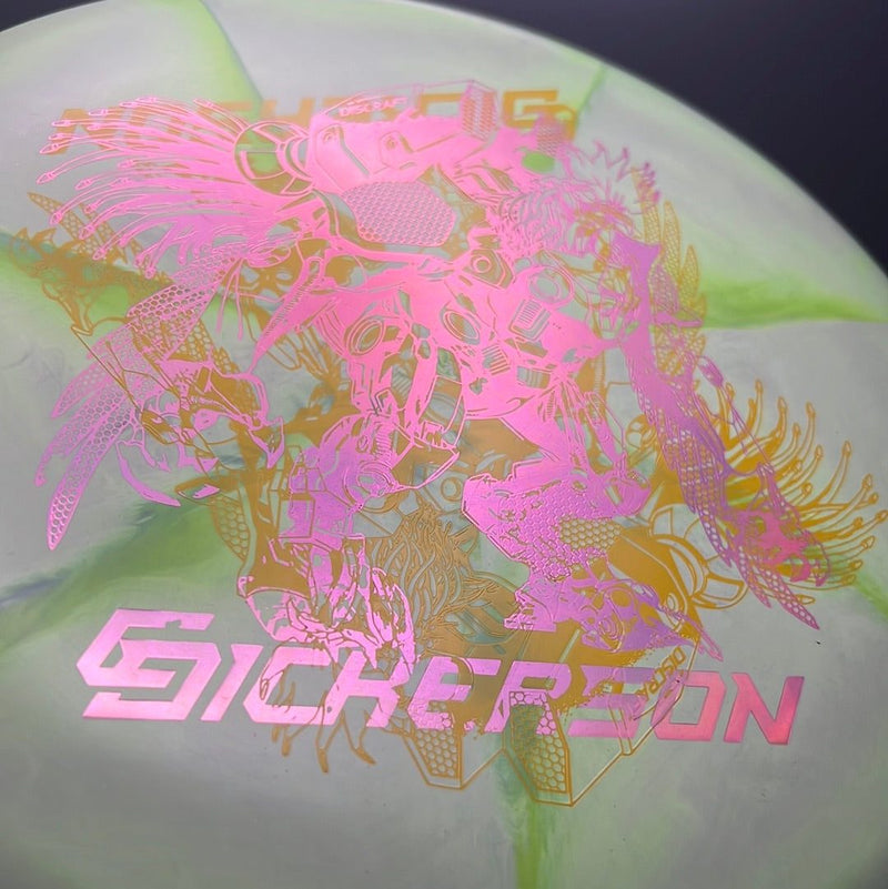 Load image into Gallery viewer, Swirl ESP Buzzz - Double Stamp! Chris Dickerson Robot Chicken 2023
