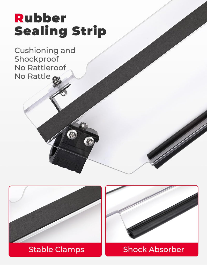 Load image into Gallery viewer, 3-in-1 Folding Half Flip Windshield for CFMOTO ZForce 950
