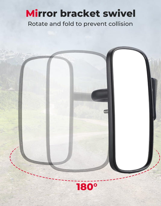 UTV Side Mirrors for Kubota RTV 400/ 500/ X1100/ X1140/ X1100C
