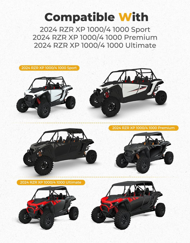 Load image into Gallery viewer, Rear Soft Windshield for Polaris RZR XP 1000 / XP 4 1000 2024-2025
