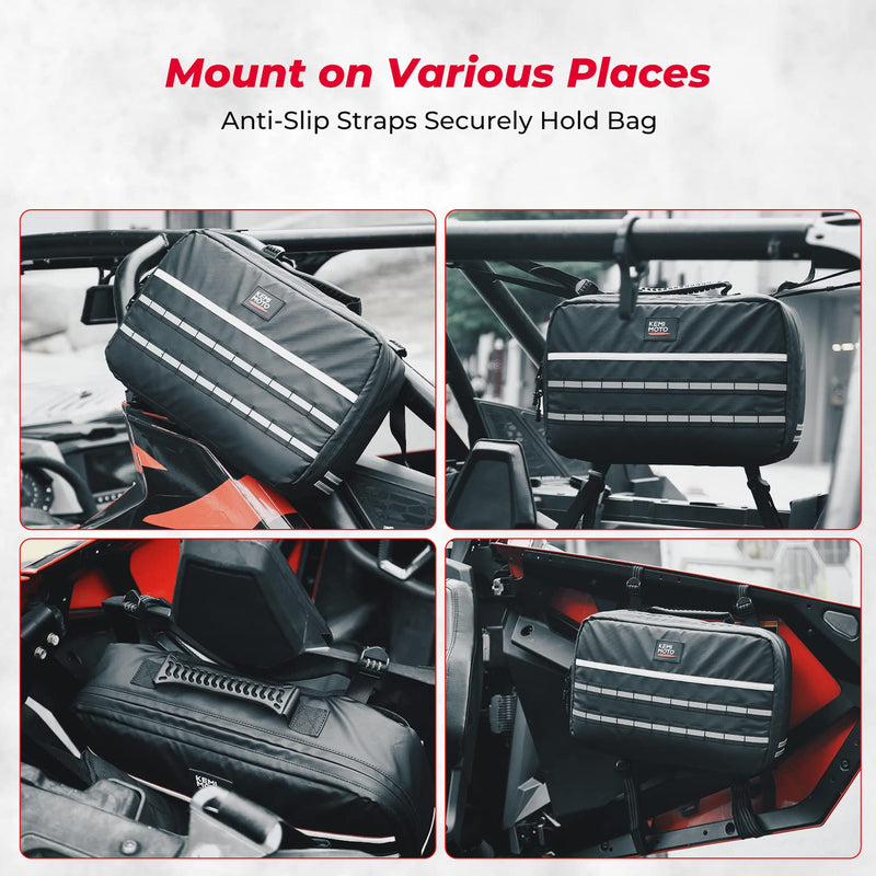 Load image into Gallery viewer, UTV ATV Drive Belt Storage Bag with Tool Roll for Can-Am, Polaris
