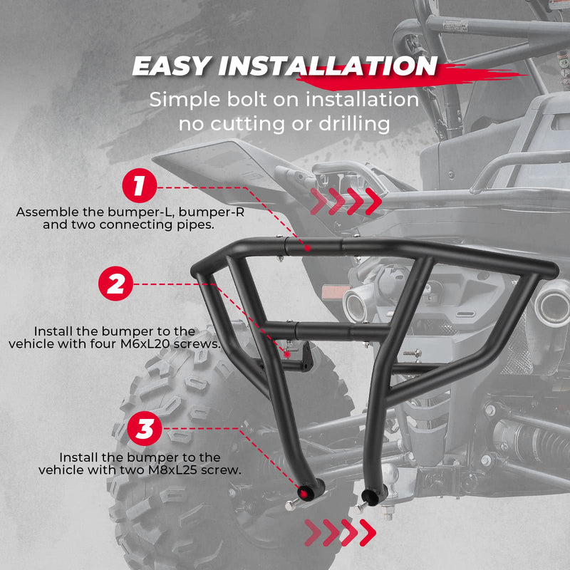 Load image into Gallery viewer, Rear Bumper Brush Guard for CFMOTO ZForce 950 Accessories
