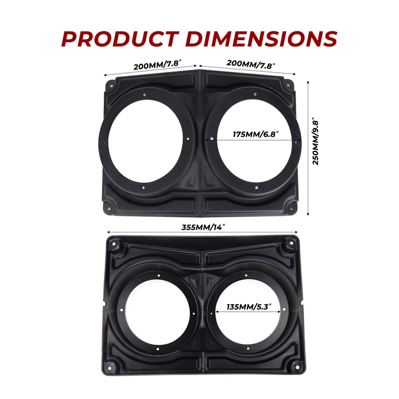 Load image into Gallery viewer, ATV/UTV/Cart Overhead Speaker Mount Enclosure 6.5inch
