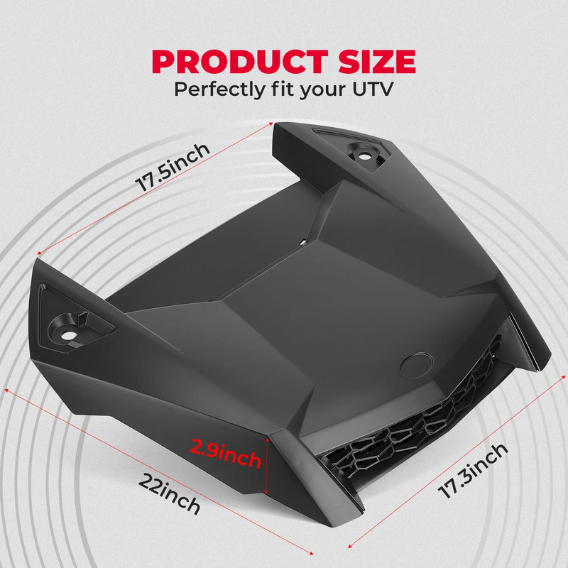 Load image into Gallery viewer, Hood Scoop Replacement Air Intake Cover Kit for Polaris RZR XP 1000

