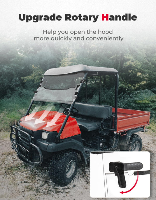 UTV Windshield for Kawasaki Mule 3010