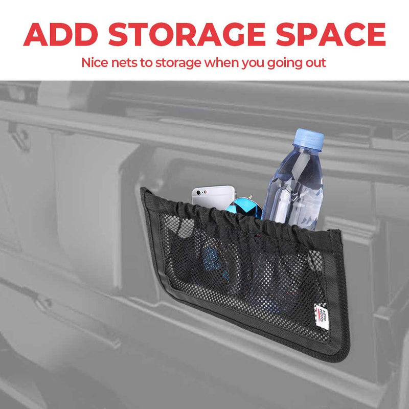 Load image into Gallery viewer, UTV Backrest Rear Storage Nets for Can Am Defender Max
