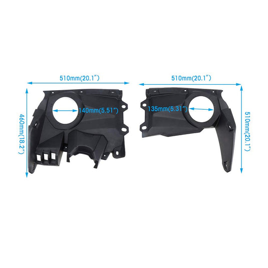 Front Dash Speaker Pods for Can Am Maverick X3 / X3 Max