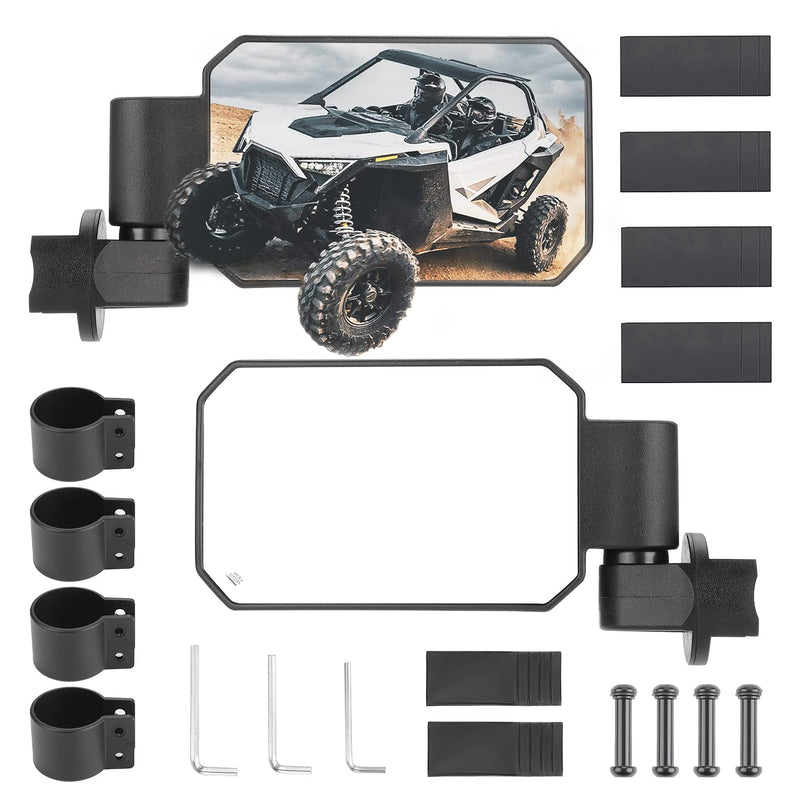 Load image into Gallery viewer, UTV Rear View Side Mirrors for 1.6" -2" CFMOTO zforce-950 (1 pair)
