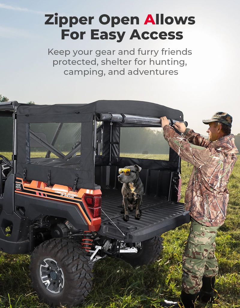 Load image into Gallery viewer, UTV Soft Cargo Camper Bed Cover Rack for Polaris Ranger 570 Full-size/XP 900/1000 / XP 1000 / Crew
