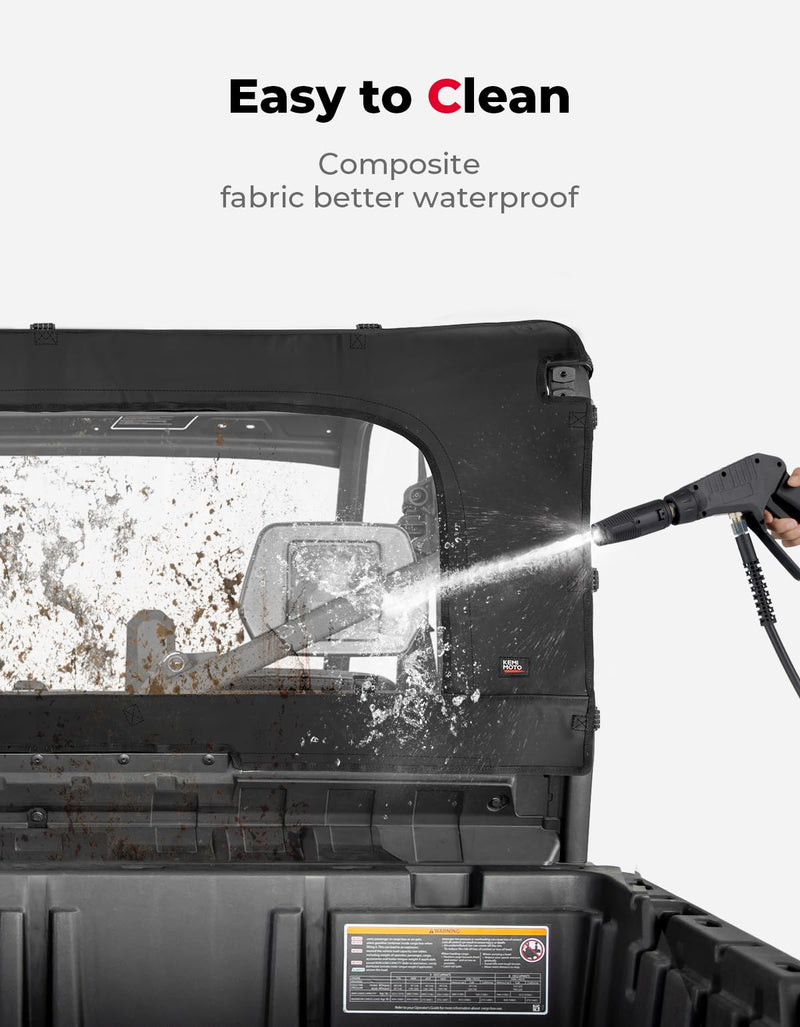 Load image into Gallery viewer, Soft Rear Windshield with Zipper for Can-Am Defender HD10|9|8|7|5
