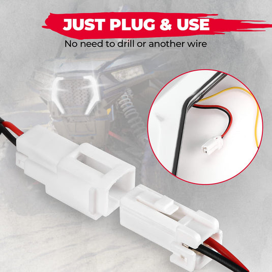 Turn Signal Fang Lights for Polaris RZR XP 1000/ XP 4 1000