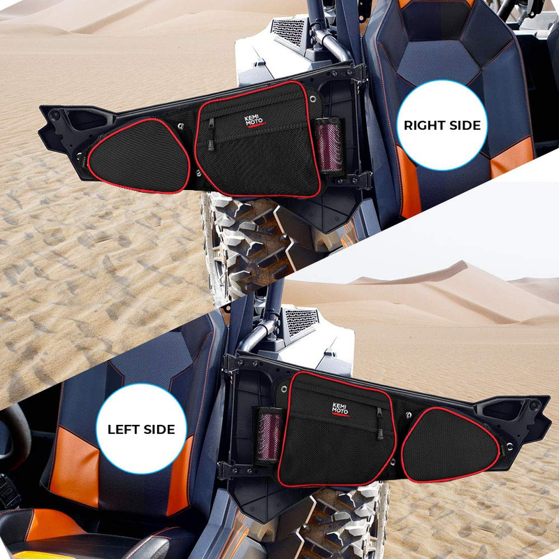 Load image into Gallery viewer, Front Side Door Bags with Knee Pad for Polaris RZR XP 1000
