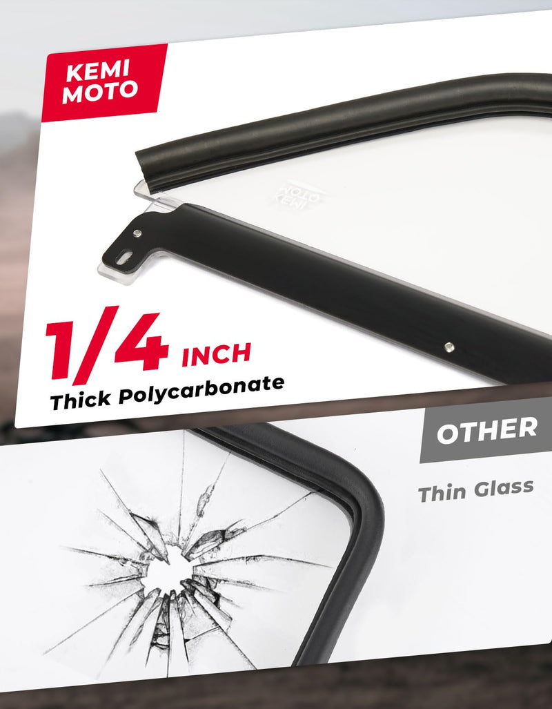 Load image into Gallery viewer, Upgraded Scratch Resistant Flip Windshield for Can-Am Maverick X3/X3 MAX
