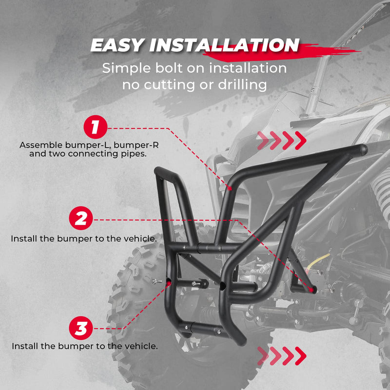 Load image into Gallery viewer, Front Bumper Brush Guard for CFMOTO ZForce 950
