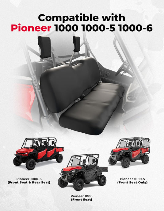 Upgraded Seat Covers for Pioneer 1000 1000-5/1000-6