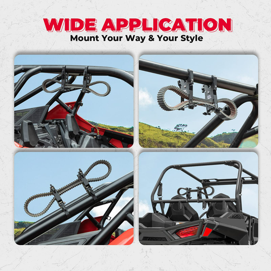 Drive Belt Mount fit 1.5”-2” Roll Bars for Polaris, Can-Am