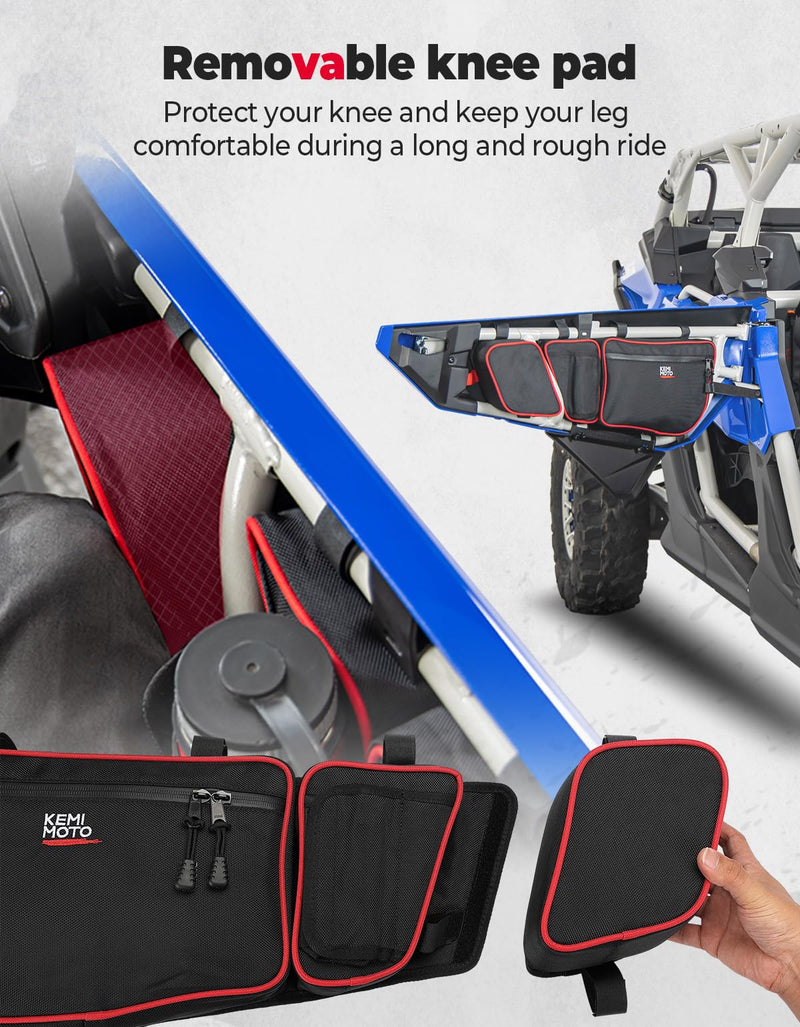 Load image into Gallery viewer, Front and Rear Door Bags for Can-Am Maverick X3 Max - Red
