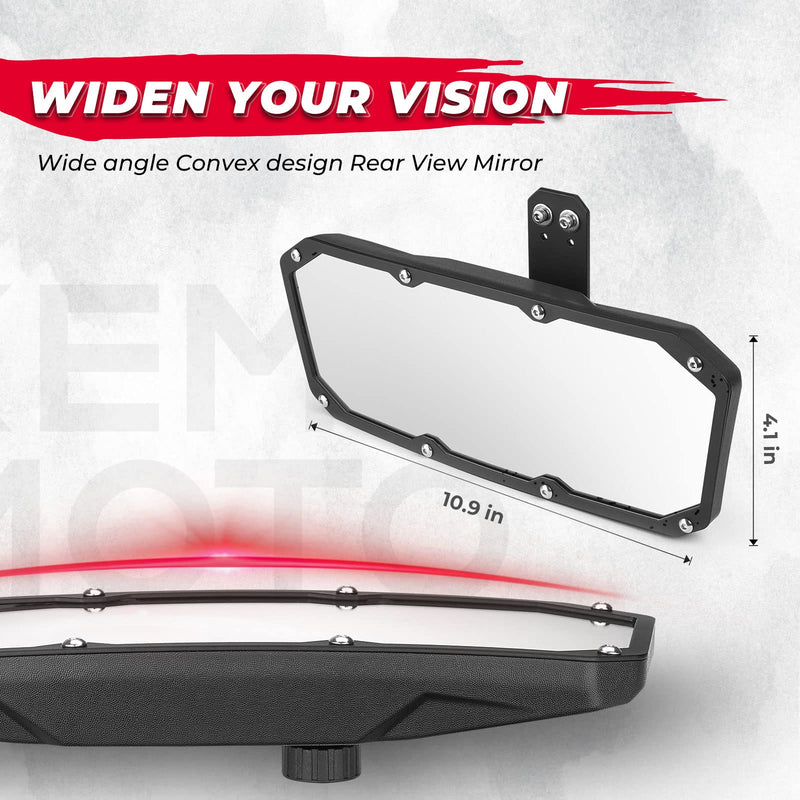 Load image into Gallery viewer, UTV Mirror Set for Ranger 500 570 900 1000 XP w/Pro-Fit tube cages
