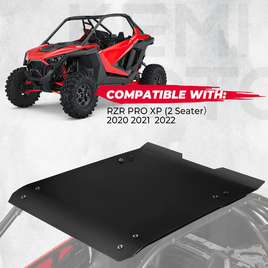 Aluminum Black Hard Roof Top for Polaris RZR PRO XP 2020-2024