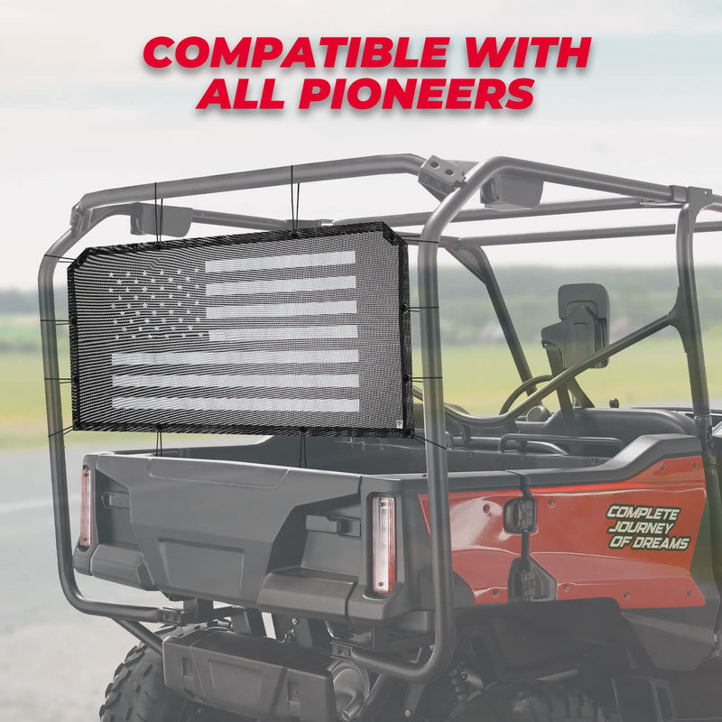 Load image into Gallery viewer, Soft Rear Window Net Fit Pioneer 500 700 1000
