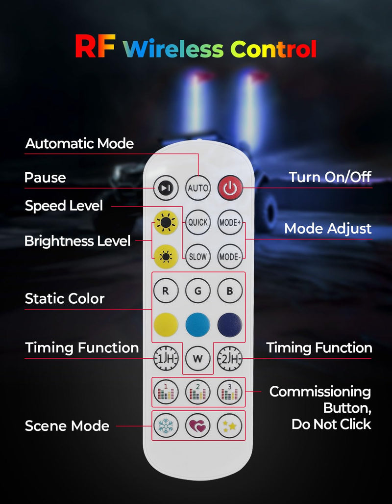 Load image into Gallery viewer, 2PCS 5FT UTV Whip Lights with Spring Bases
