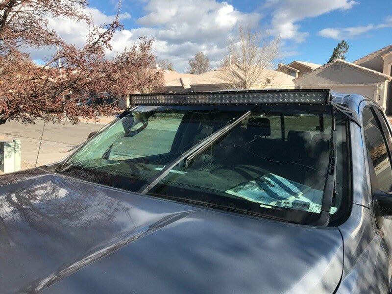 Load image into Gallery viewer, 52" Curved LED Light Bar Roof Brackets Kit For 2007-2021 Toyota Tundra
