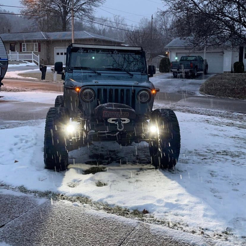 Load image into Gallery viewer, Jeep TJ XJ YJ ZJ Steerable Knuckle Pod Light Mounts (1984-2006 Wrangler/Cherokee)
