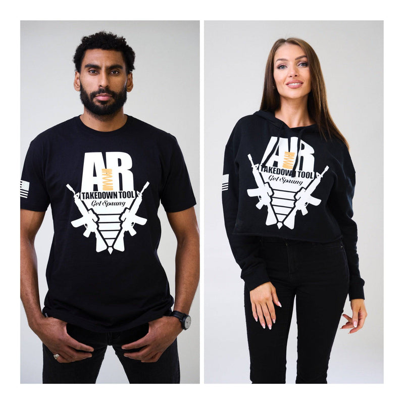 Load image into Gallery viewer, Get Sprung Authentic V3 The TAKEDOWN unisex black T-Shirt xs-xxxl
