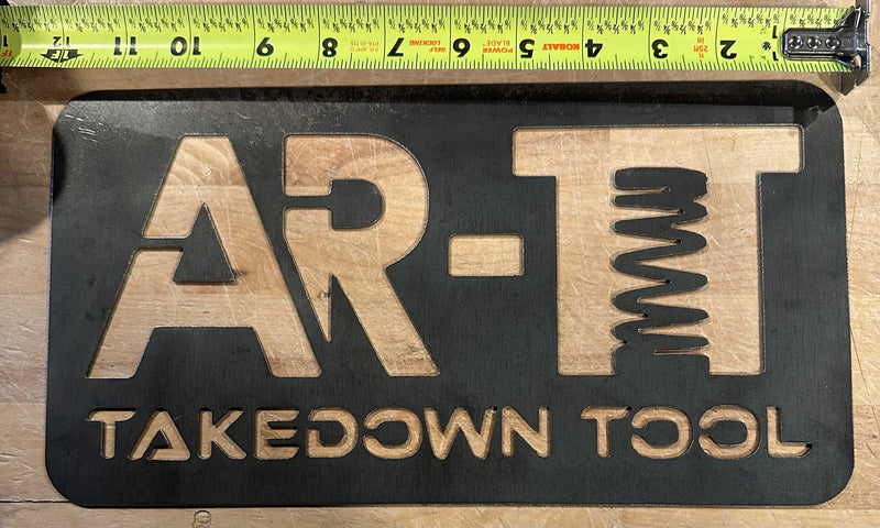 Load image into Gallery viewer, The AR-TT- THE AR-TAKEDOWN TOOL License plate, wall sign or plaque
