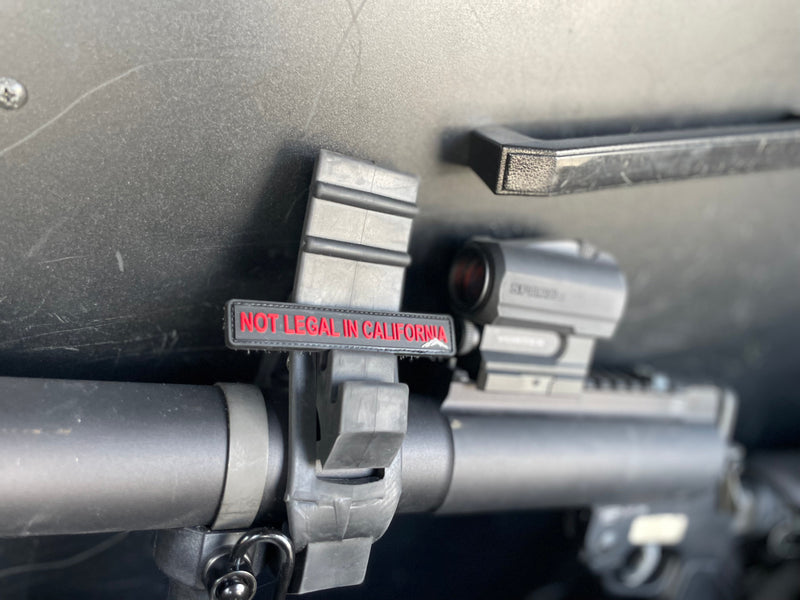 Load image into Gallery viewer, “Not Legal in California” PVC Patch
