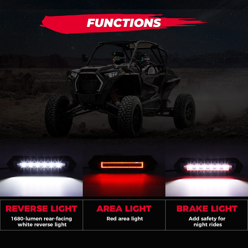 Load image into Gallery viewer, 1680LM LED Rear Tail Light for Polaris RZR XP 1000 XP 4 Turbo 2019-2023
