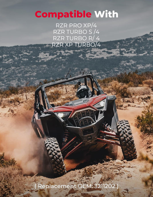 UTV Heavy Duty Carbon Drive Belt for RZR PRO XP /Turbo