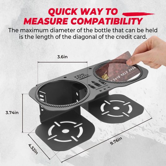 Upgrade Stable Garb Bar Cup Holder for Polaris RZR XP