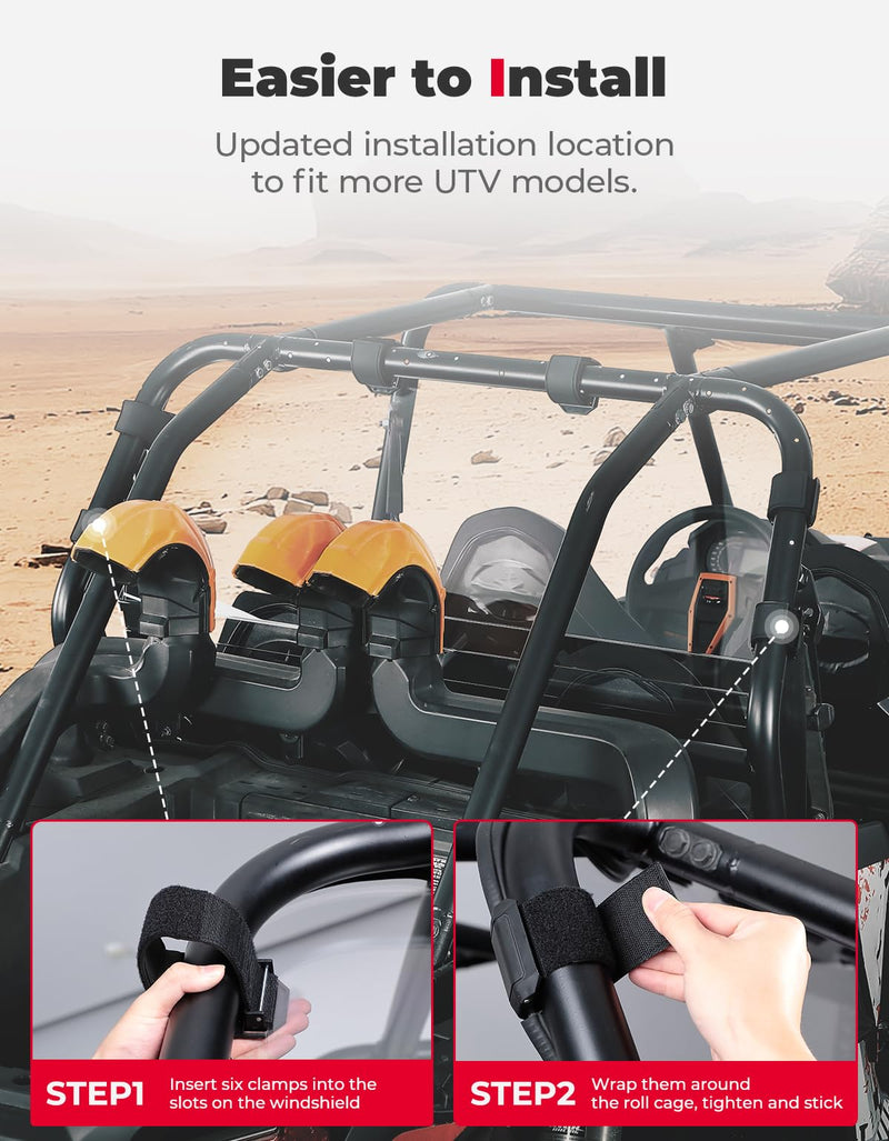 Load image into Gallery viewer, Heavy Duty Rear Windshield for Polaris RZR XP 4 1000 (4 Seater)
