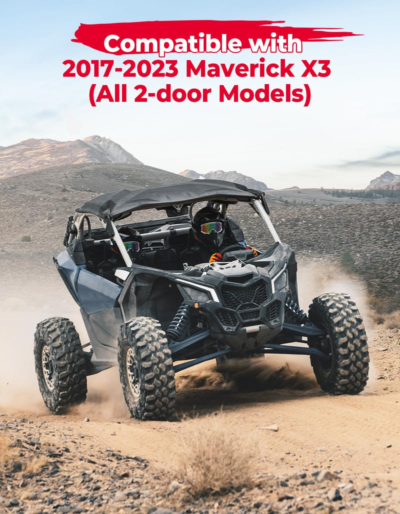Load image into Gallery viewer, 2-in-1 Combination Plastic Hard Roof for Can-Am Maverick X3
