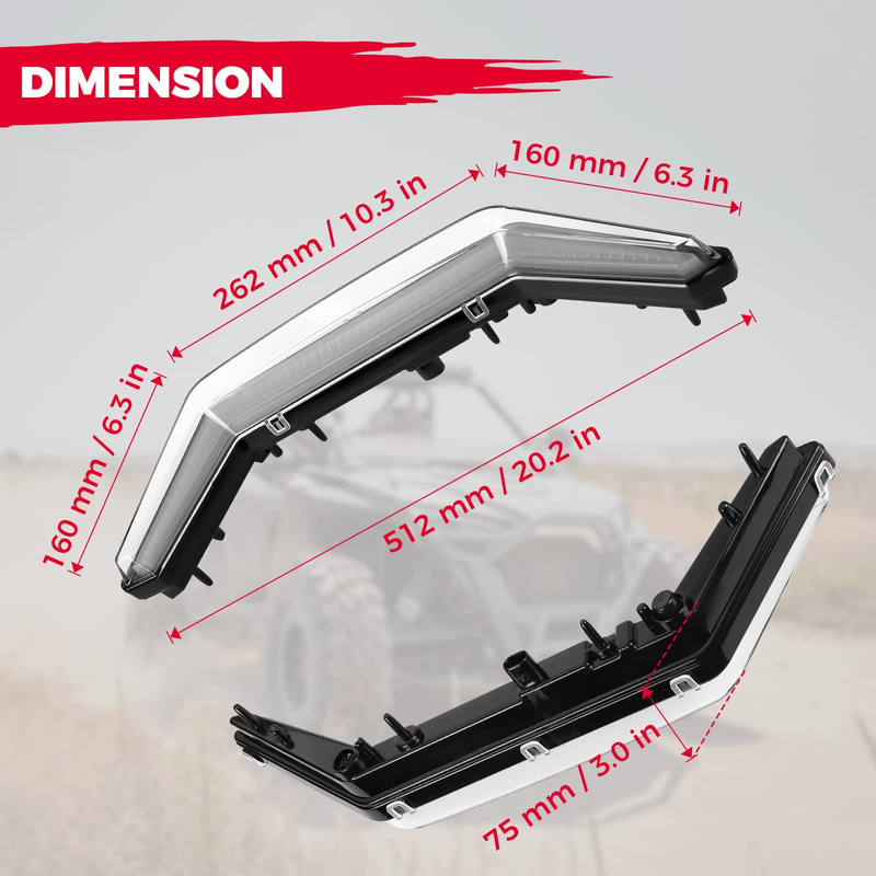 Load image into Gallery viewer, Turn Signal Light, LED Fang Light for Polaris RZR PRO XP/ 4 PRO R Turbo
