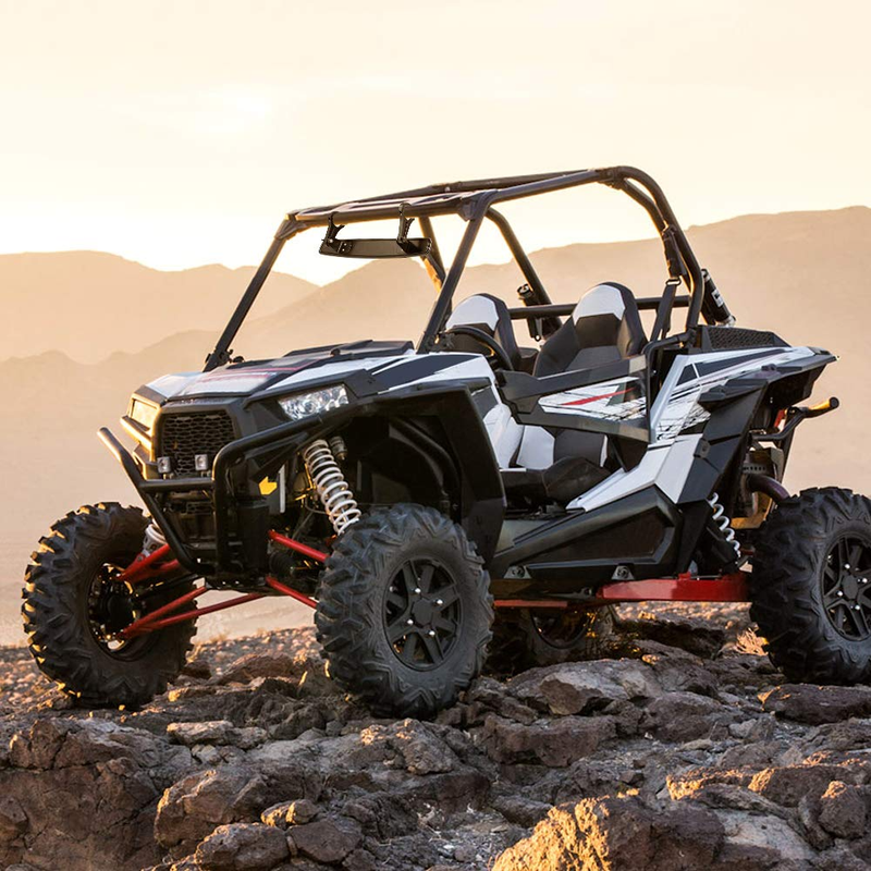 Load image into Gallery viewer, Rear View Mirror with 1.75" Clamps and Convex Design for Polaris RZR

