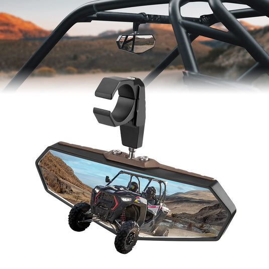 UTV Rear View Mirror for 1.6"-2" Roll Bar Cages