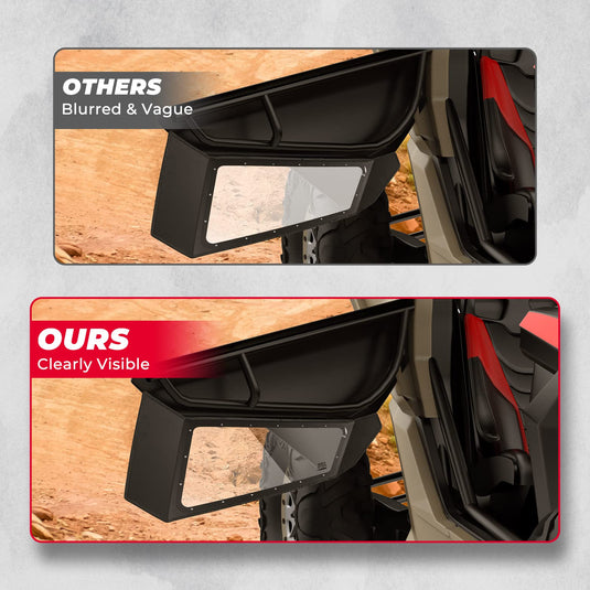 Clear Lower Door Inserts for Can-Am Maverick X3