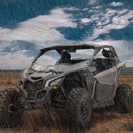 Front Lower Door Inserts & Plastic Roof For Can-Am Maverick X3