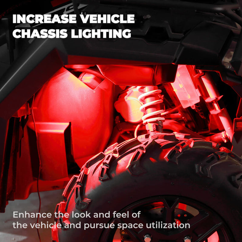 Load image into Gallery viewer, Universal 8 Pods RGB Rock Light Kit for UTV ATV Jeep Truck SUV Car
