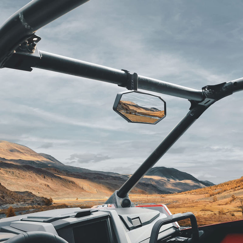 Load image into Gallery viewer, Upgraded UTV Rear View Mirror for 1.6"-2" Roll Bar Mount
