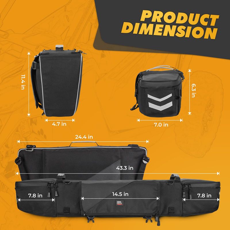 Load image into Gallery viewer, Upgraded 1680D Rear Cargo Bag for Polaris RZR XP 1000 2014-2023

