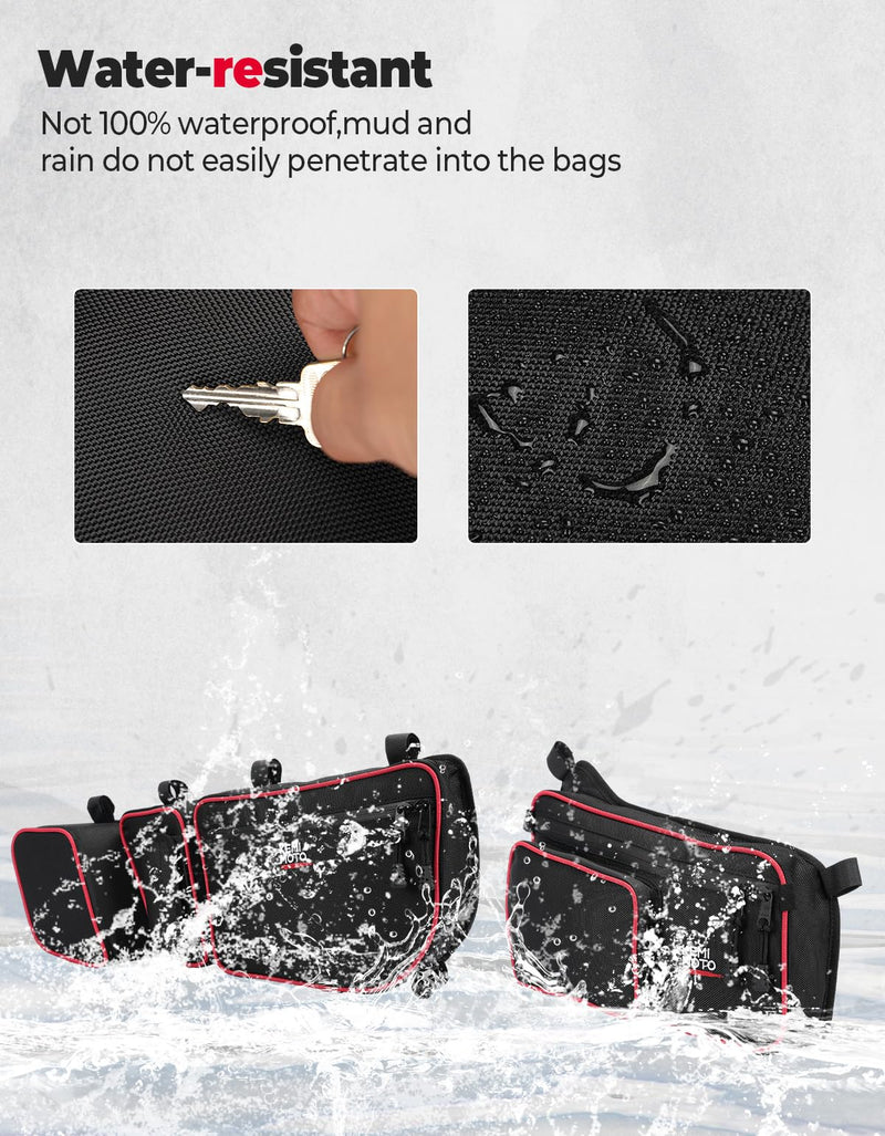 Load image into Gallery viewer, Front and Rear Door Bags for Can-Am Maverick X3 Max - Red
