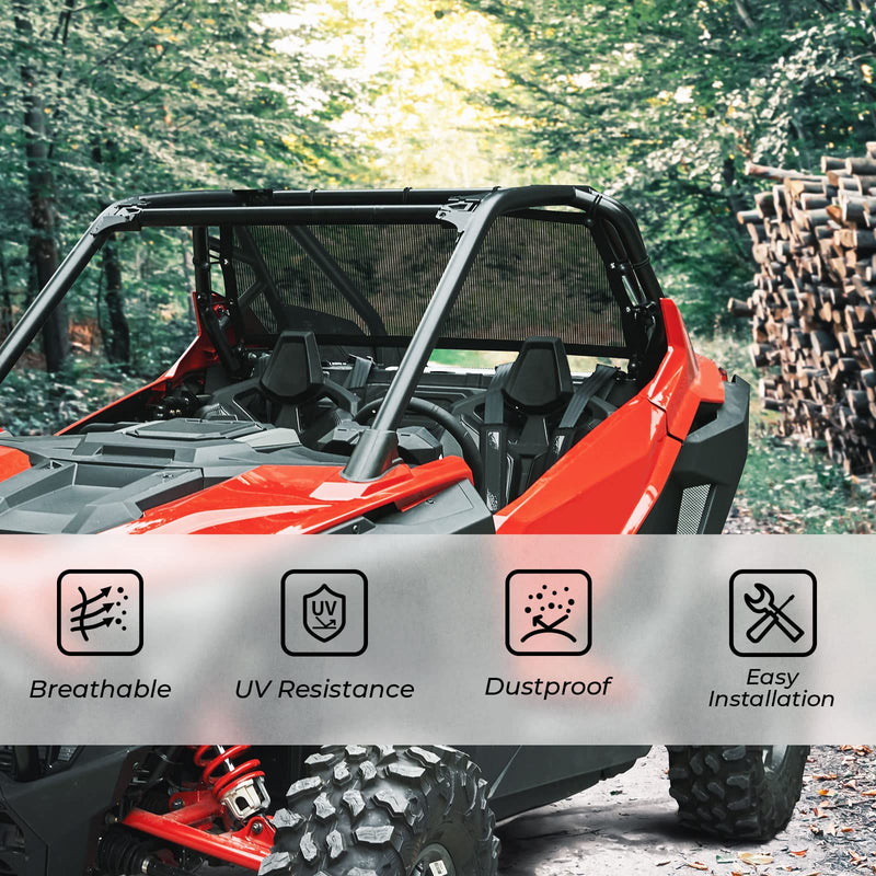 Load image into Gallery viewer, Soft Rear Window Net Mesh for Polaris RZR PRO XP
