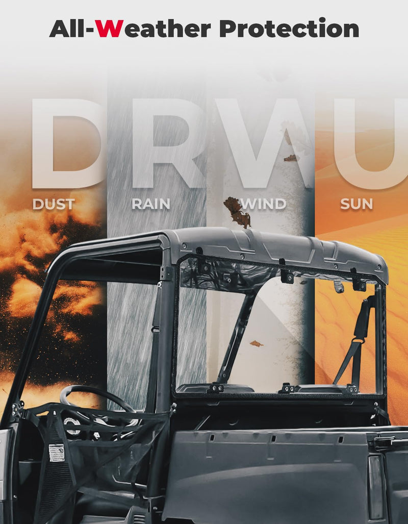 Load image into Gallery viewer, Midsize 570 Rear Windshield for Polaris Ranger 500 / Crew 570 / ETX
