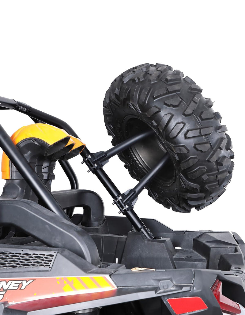 Load image into Gallery viewer, UTV Spare Tire Carrier for 1.5''-2'' Roll Cage for Polaros RZR, Kawasaki Mule
