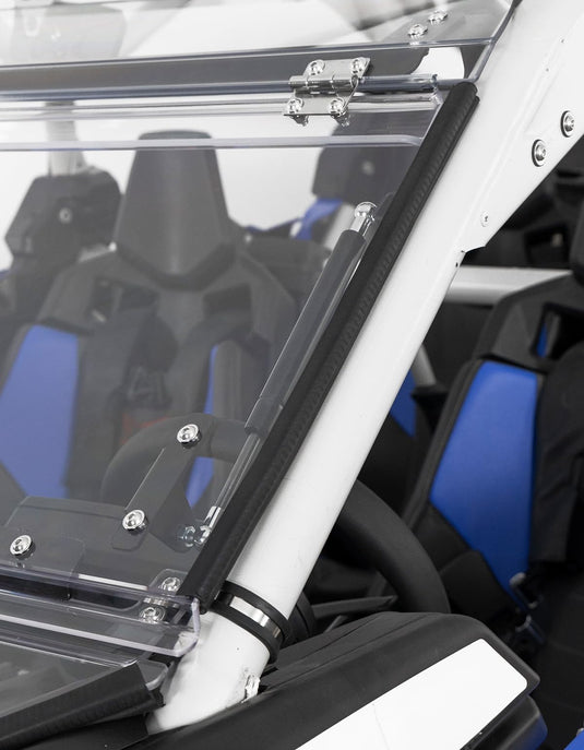 Scratch Resistant PC Flip Windshield for Can Am Maverick X3